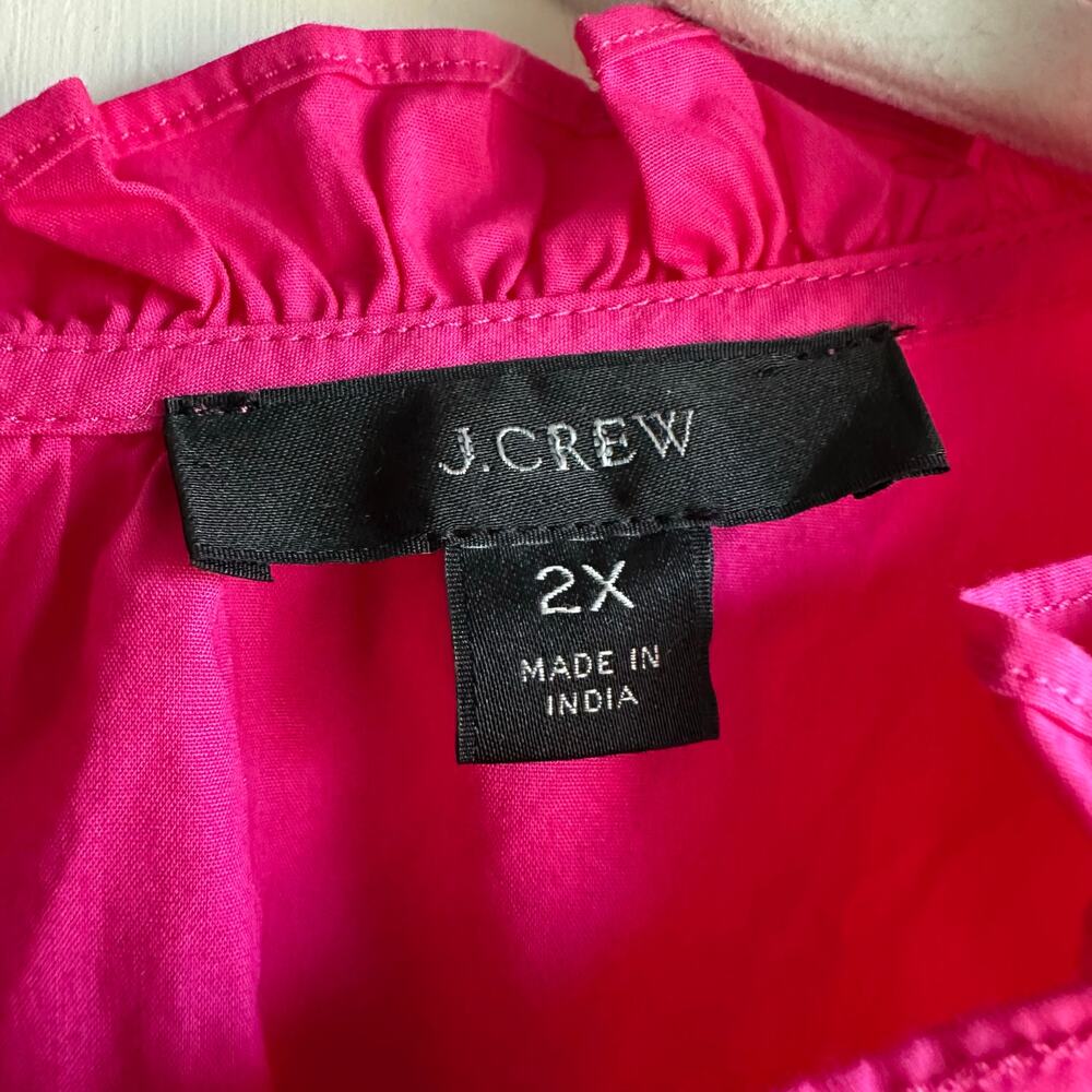 J. Crew Ruffle-Trim Tiered Midi Dress - Picture 7 of 8